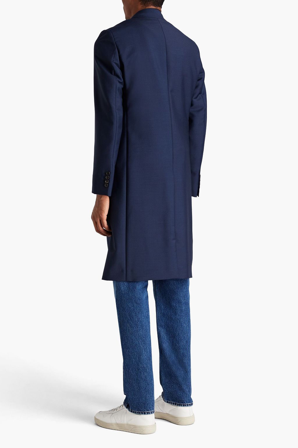 DUNHILL Mohair and wool-blend coat