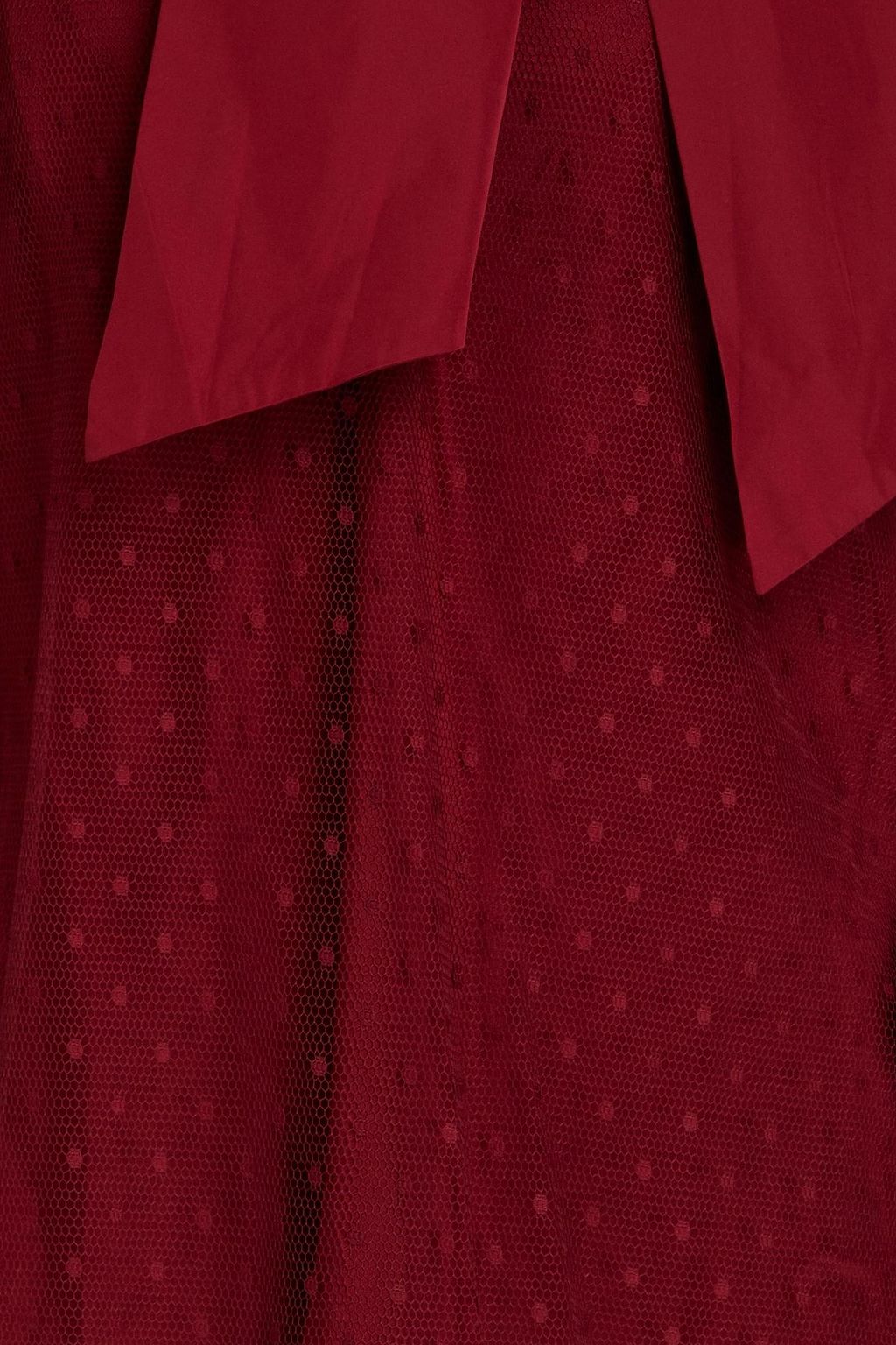 REDVALENTINO Pussy-bow point d'esprit blouse