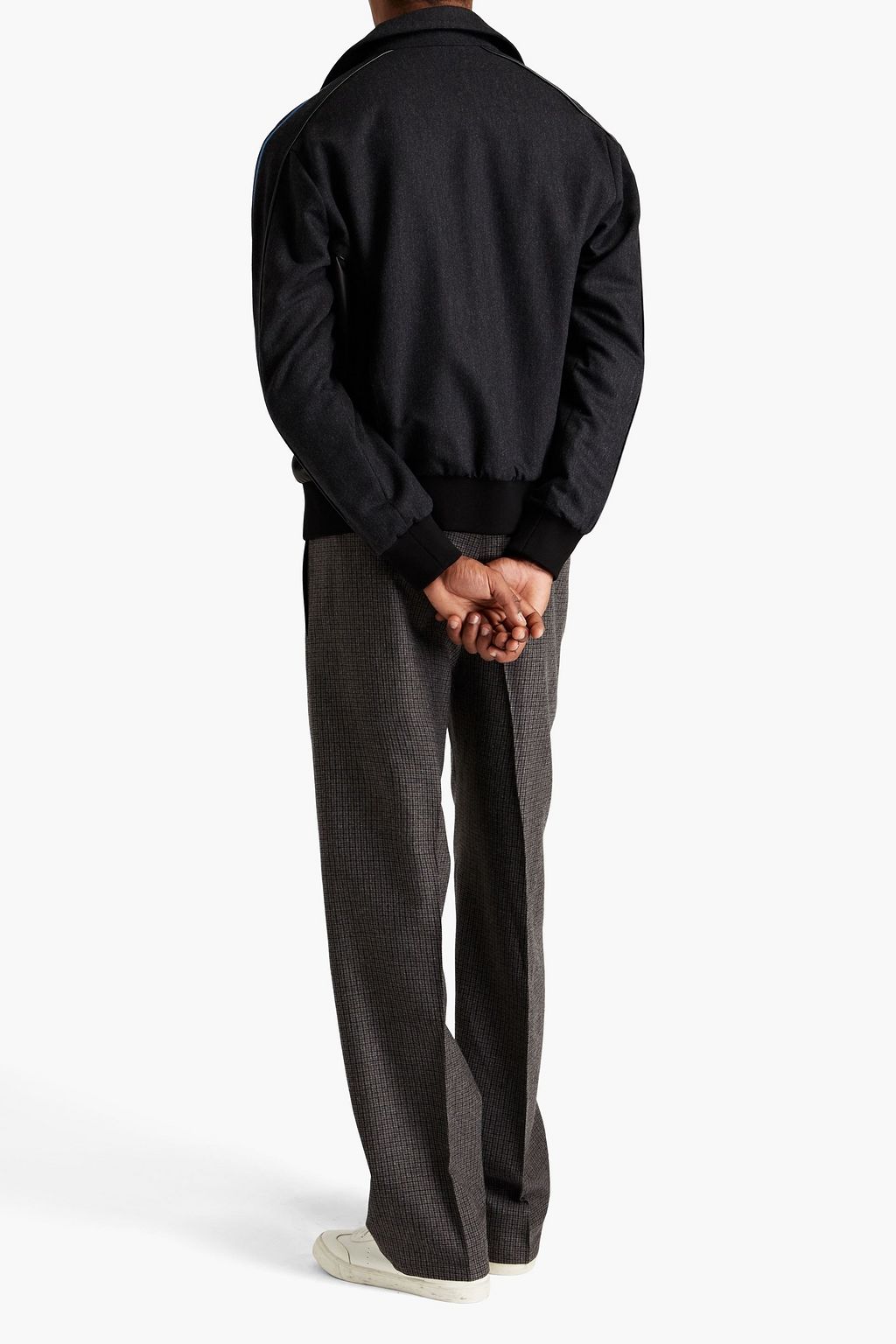 DUNHILL Wool-flannel track jacket