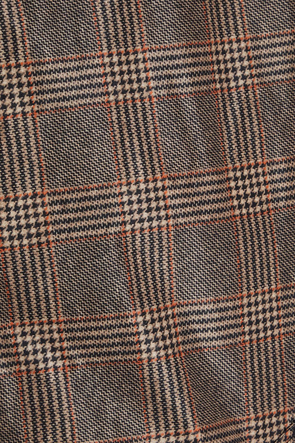 DUNHILL Checked shell coat