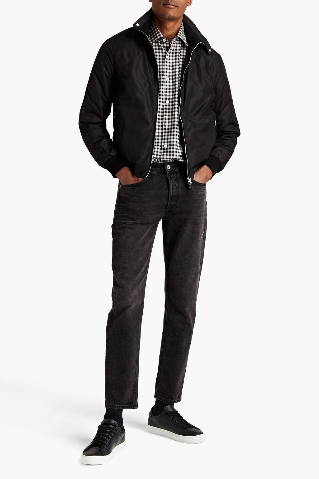 DUNHILL Shell bomber jacket