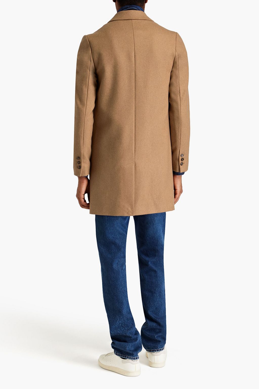 A.P.C. Wool-blend felt coat