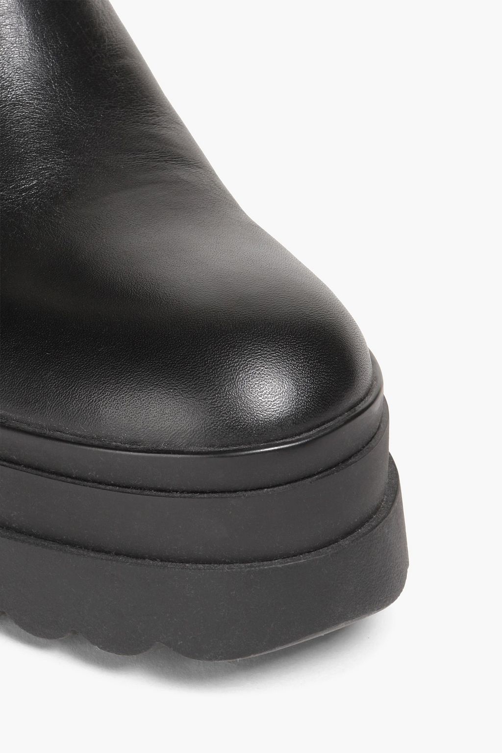 RED(V) Leather Chelsea boots