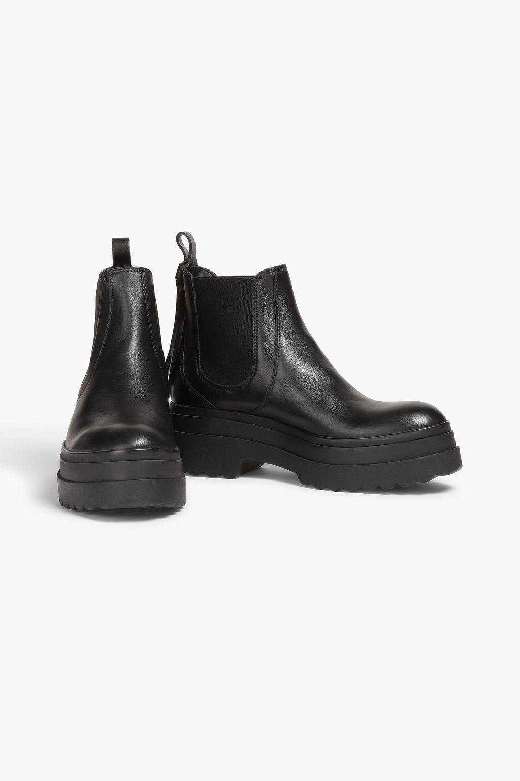 RED(V) Leather Chelsea boots