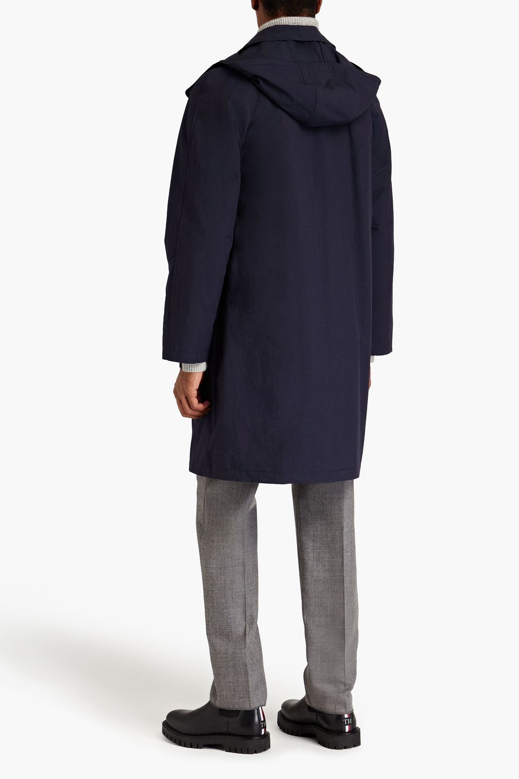 A.P.C. Cotton-blend canvas hooded coat
