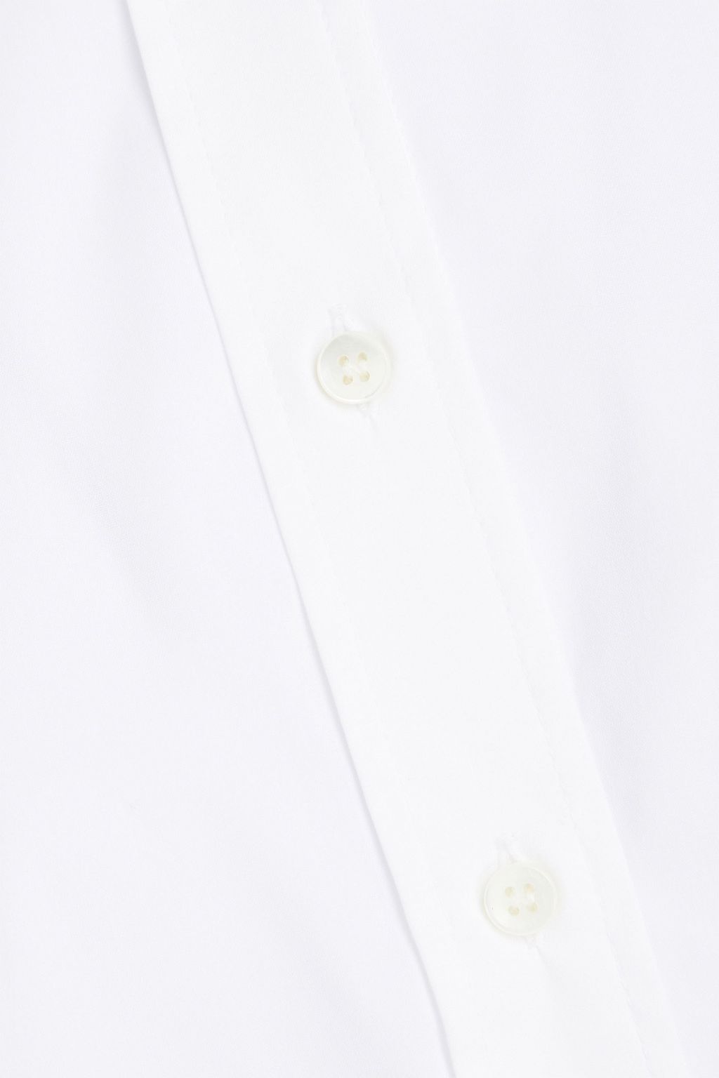BRUNELLO CUCINELLI Paneled cotton-blend shirt