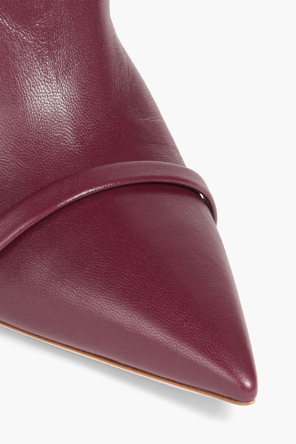 MALONE SOULIERS 아일리 개더 디테일 가죽 부츠