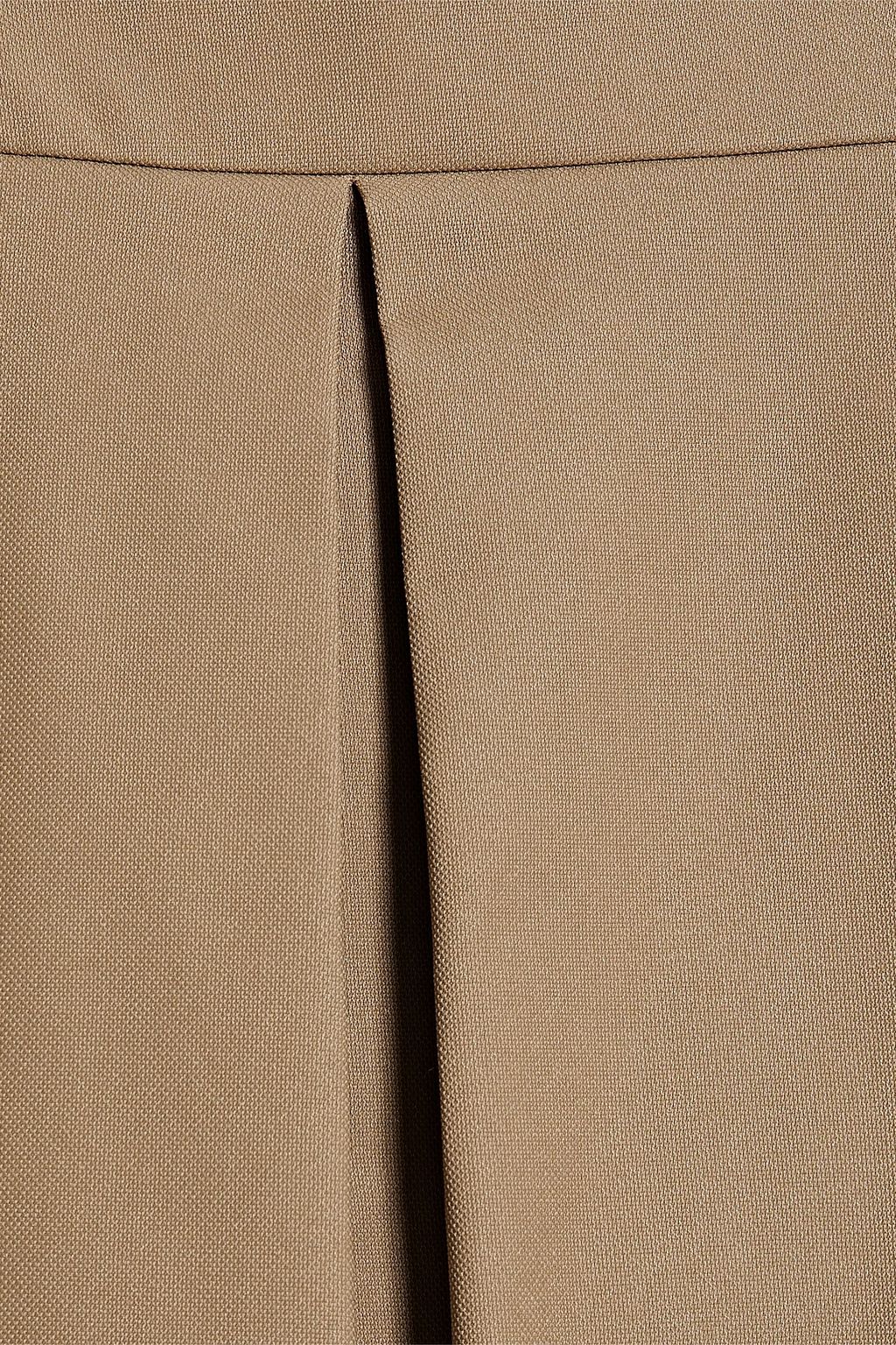 REDVALENTINO Pleated crepe shorts