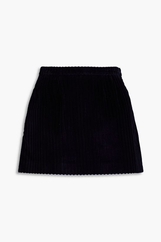 Corduroy Mini Skirt Red