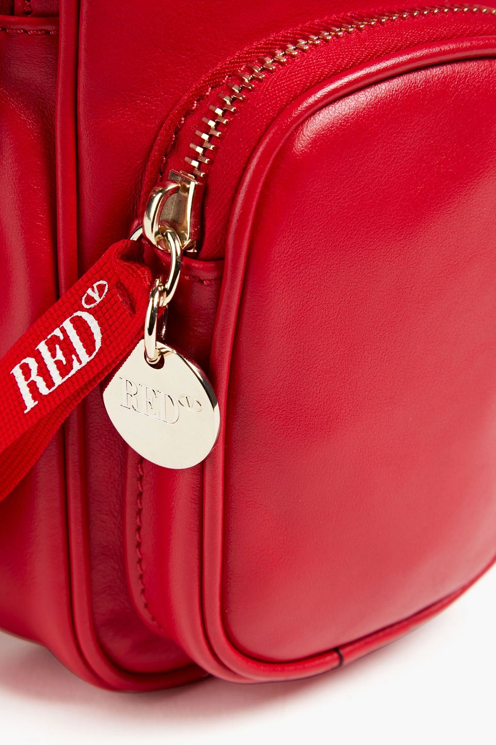 RED(V) حقيبة باوتش للهاتف مصنوعة من الجلد