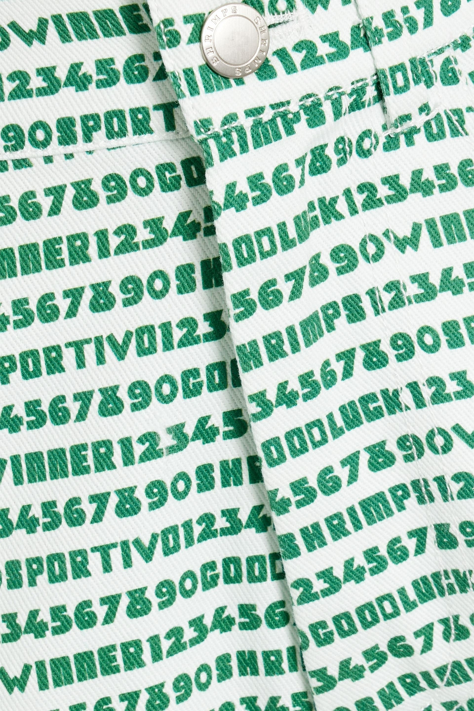 Shrimps Anette Graphic Printed Trousers In Green