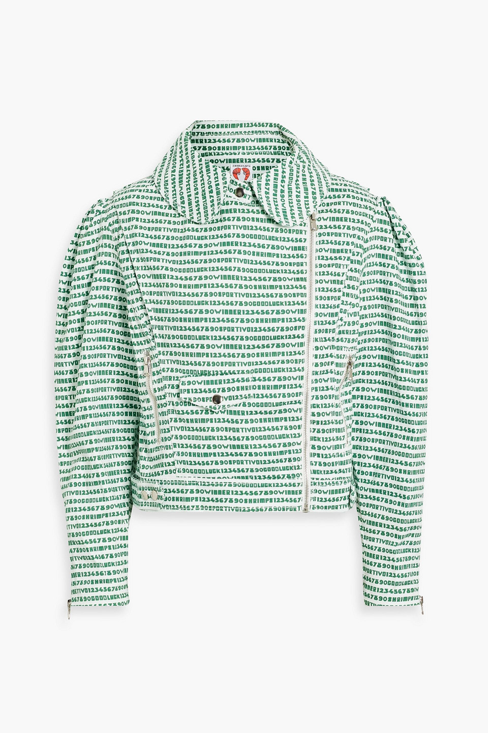 Shrimps Dottie Printed Jacket In Green