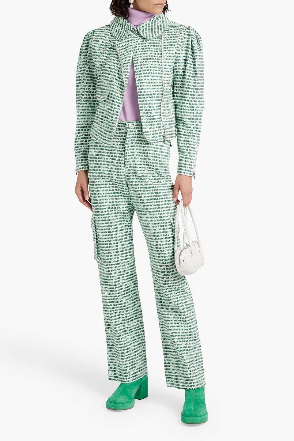 SHRIMPS DOTTIE PRINTED COTTON-TWILL JACKET