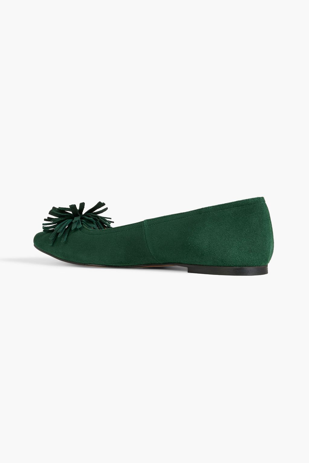 IRIS & INK Julie embellished suede ballet flats