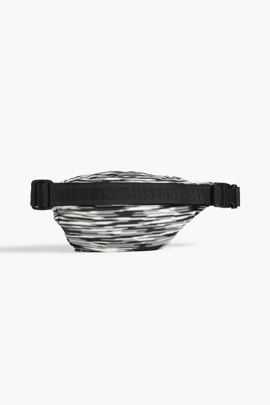 MISSONI Space-dyed crochet-knit belt bag