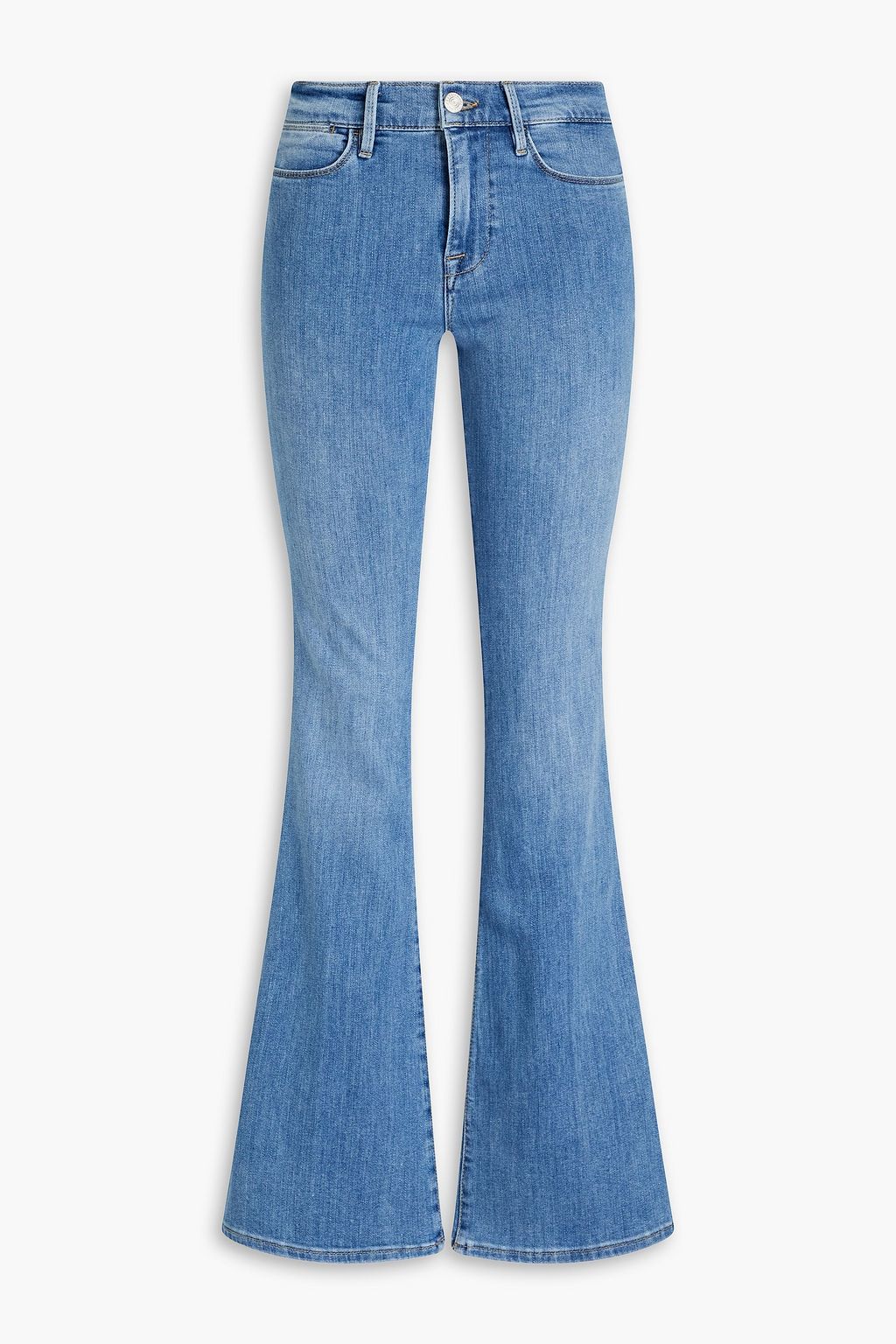 FRAME Le High Flare high-rise flared jeans | THE OUTNET