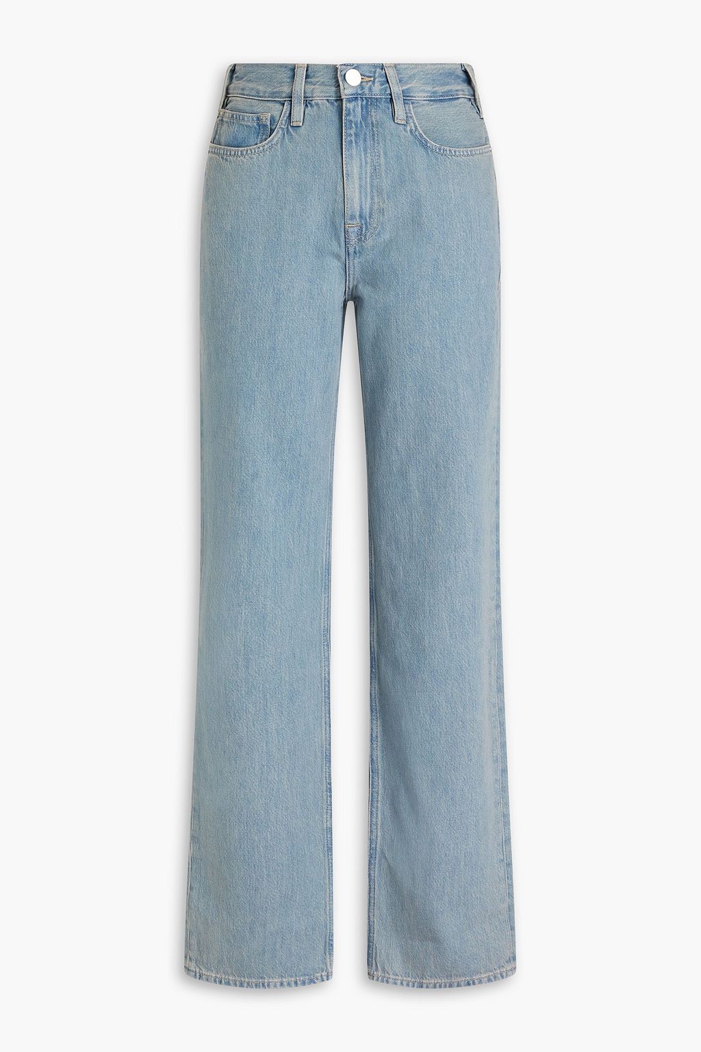 Frame Le Super High Straight Leg Jeans in Drizzle - Clothing from Bod & Ted  UK