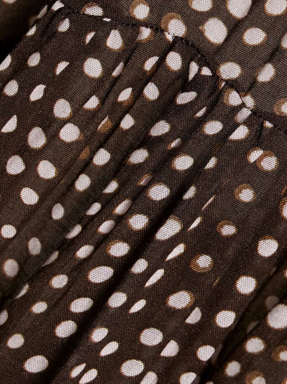 amelia tiered polka-dot gauze midi dress