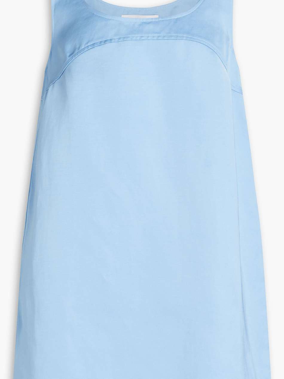 flared woven mini dress