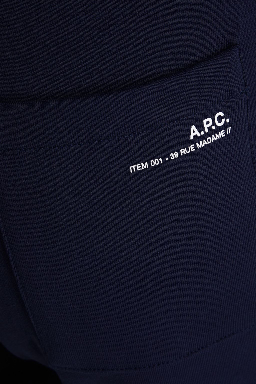A.P.C. Coed French cotton-terry drawstring sweatpants
