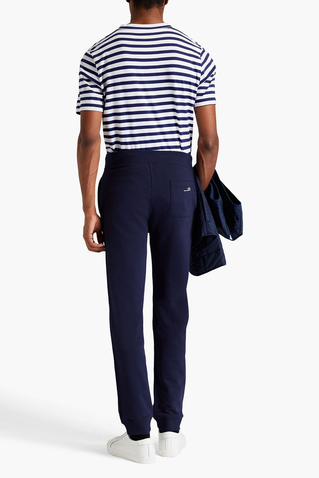 A.P.C. Coed French cotton-terry drawstring sweatpants