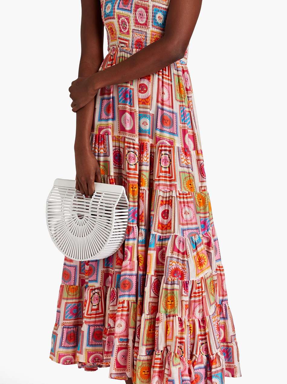 joe one-shoulder printed modal-blend maxi dress