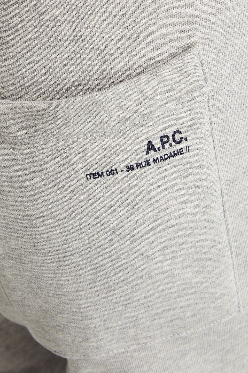 A.P.C. Coed French cotton-terry drawstring sweatpants