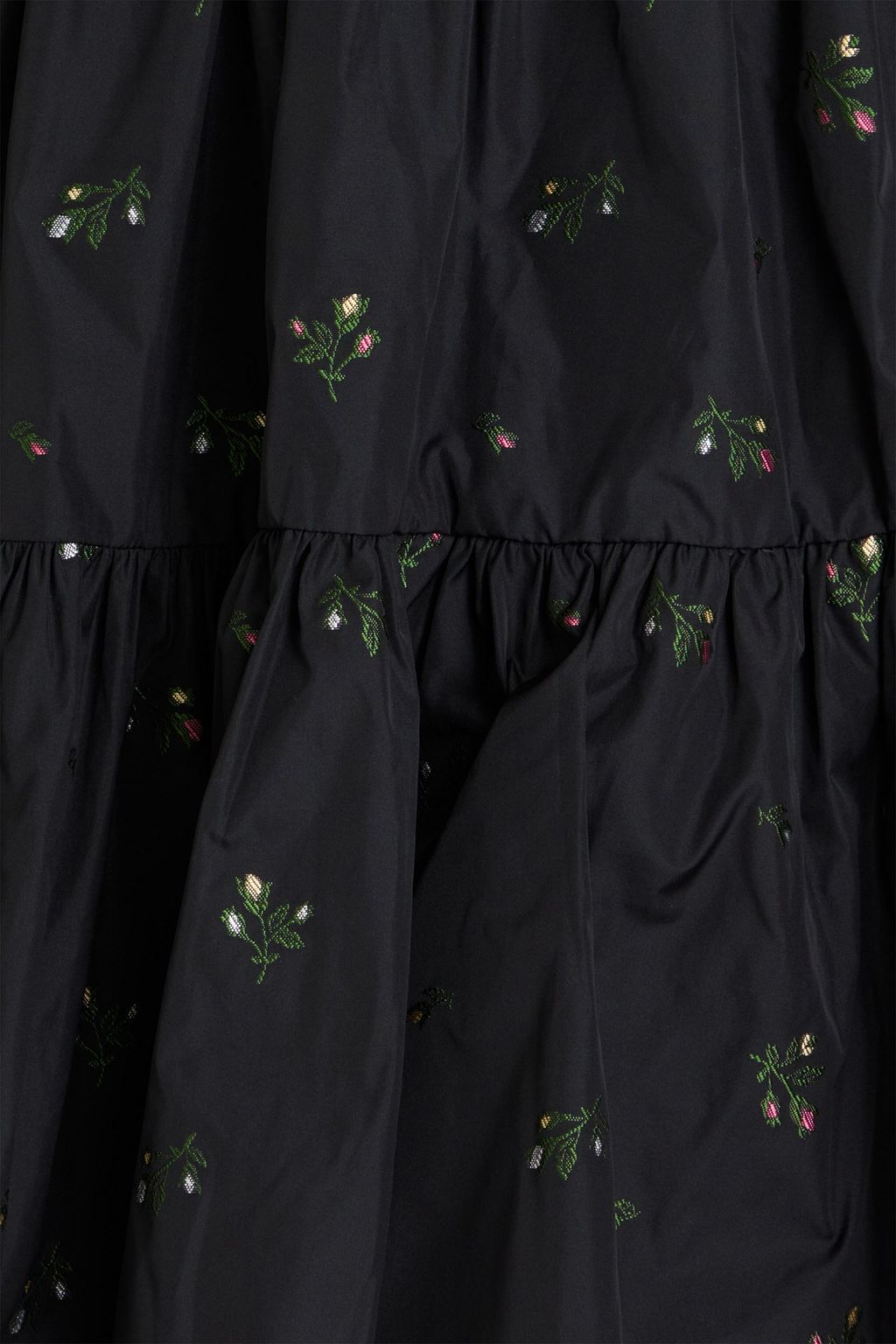 REDVALENTINO فستان قصير من التفتا بنمط فيل كوبيه بطبقات متدرجة