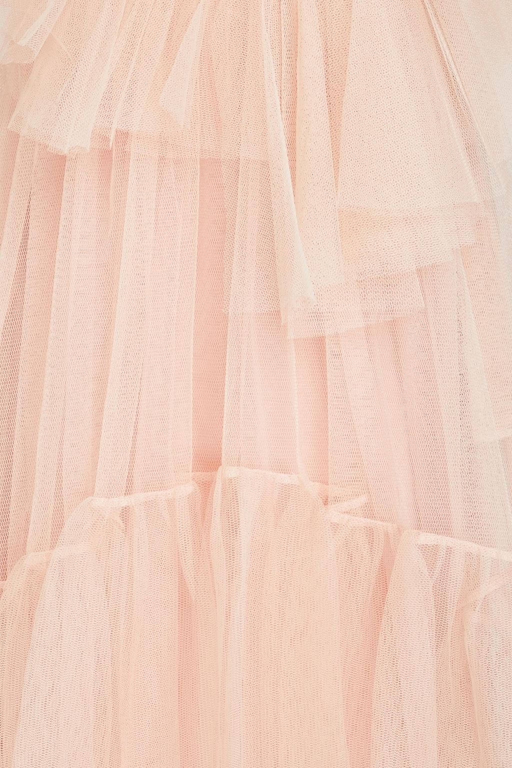REDVALENTINO Ruffled tulle midi dress