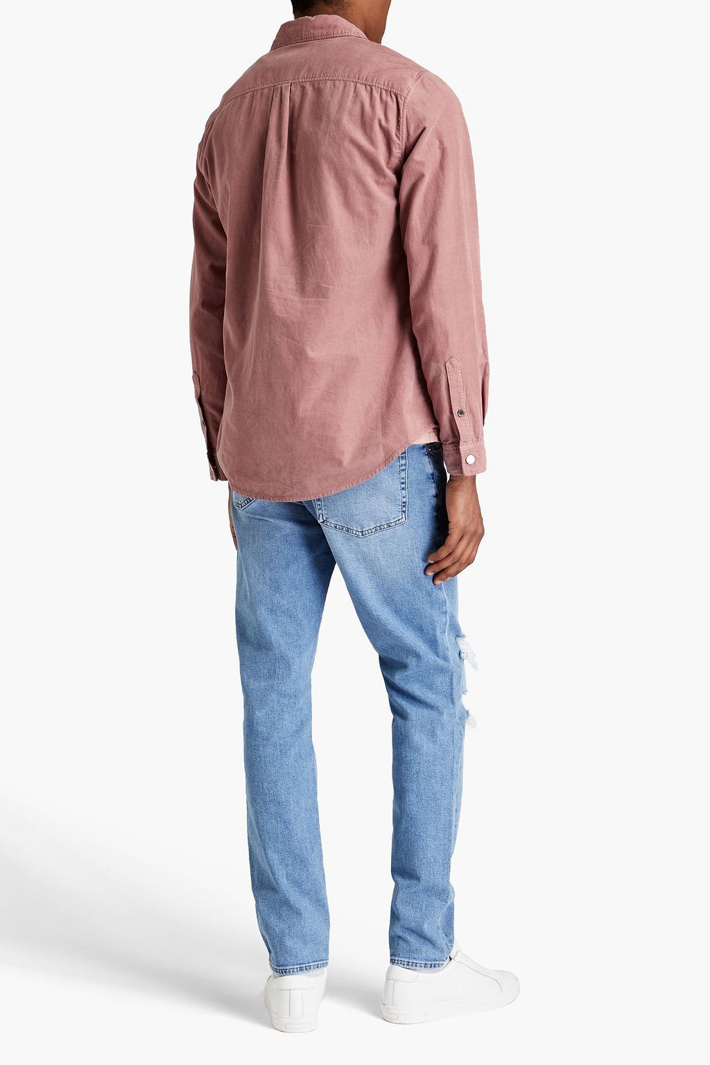 FRAME L'Homme Slim distressed denim jeans