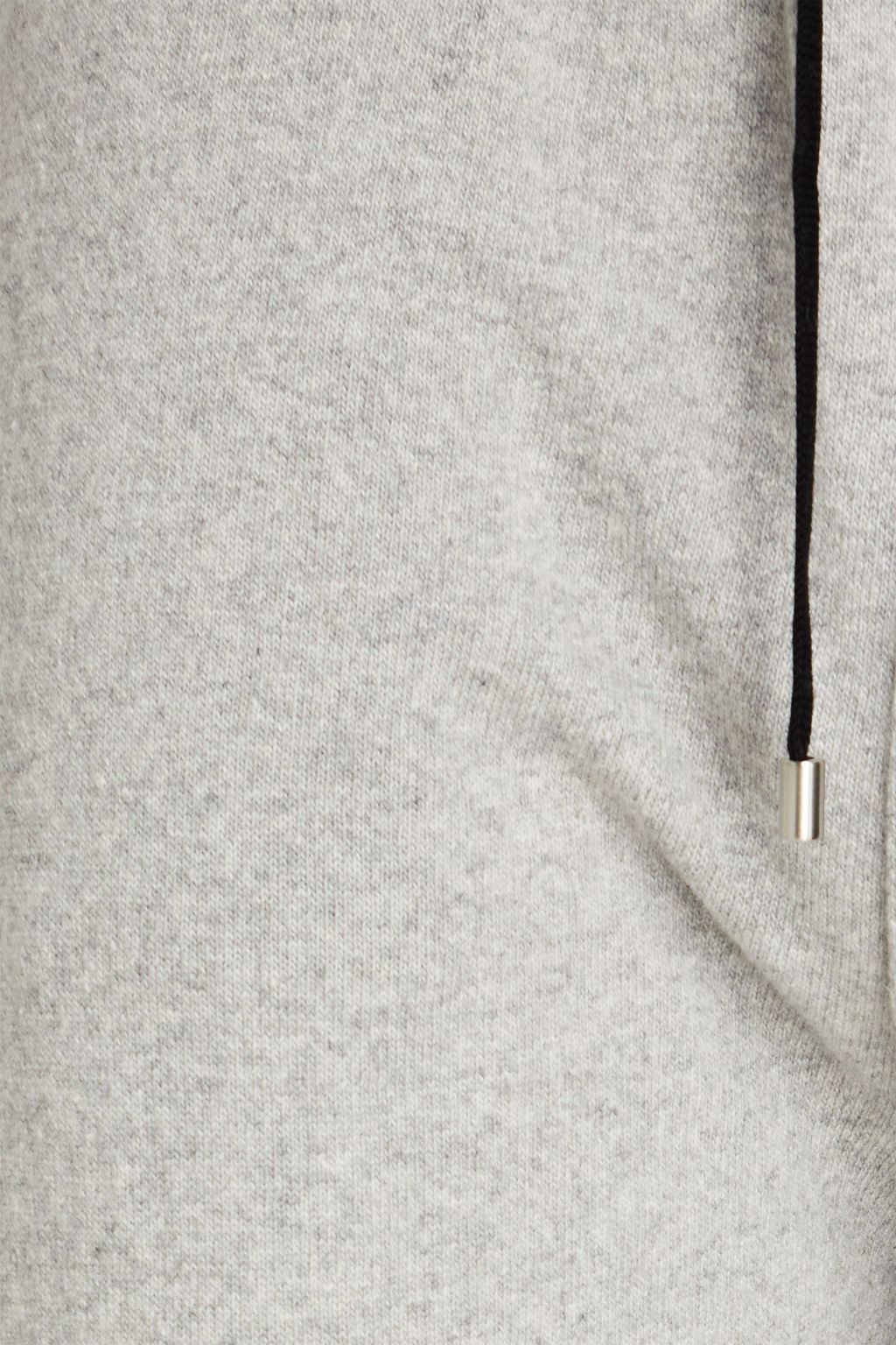 BALMAIN Cashmere and wool-blend track pants