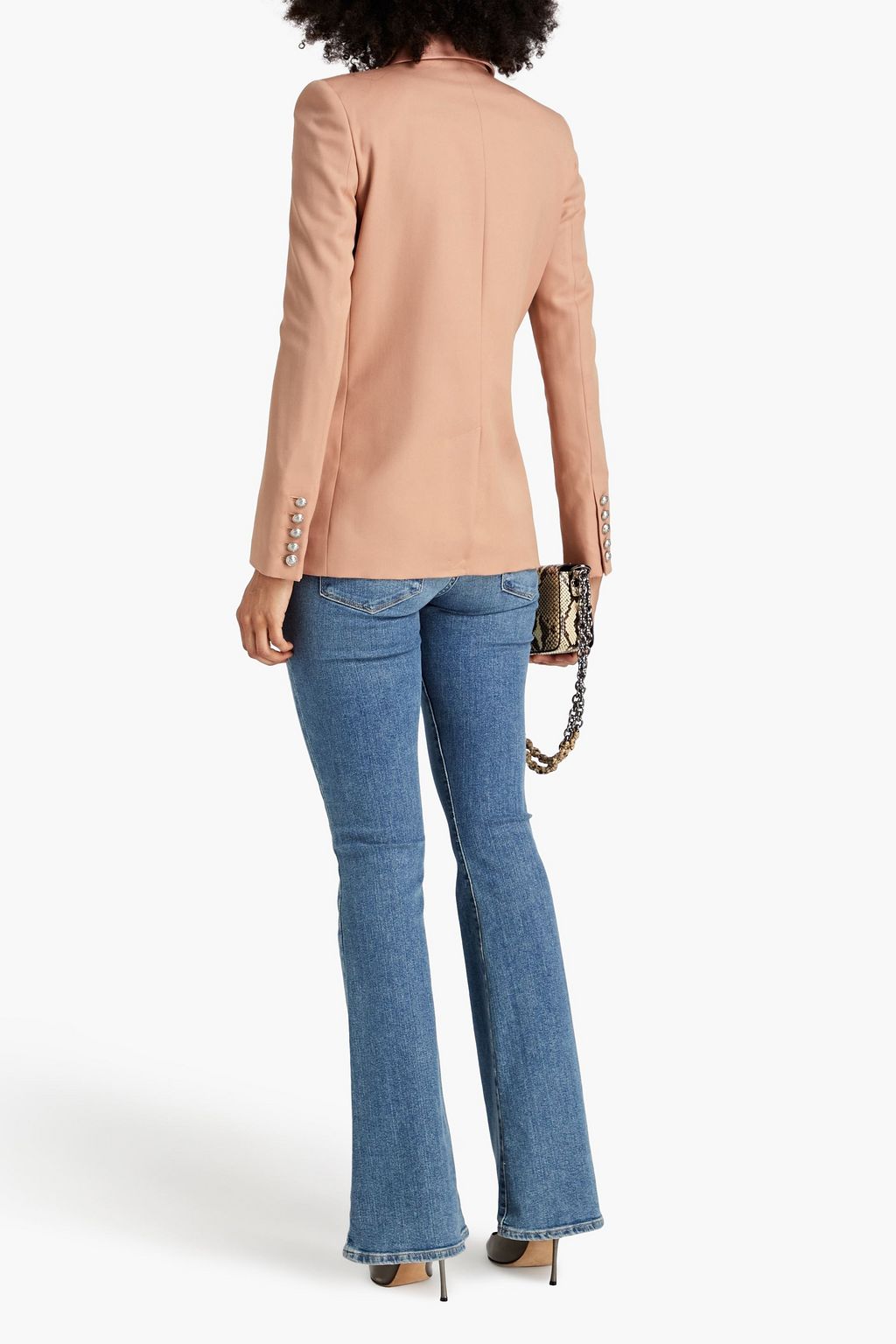 BALMAIN Double-breasted wool blazer