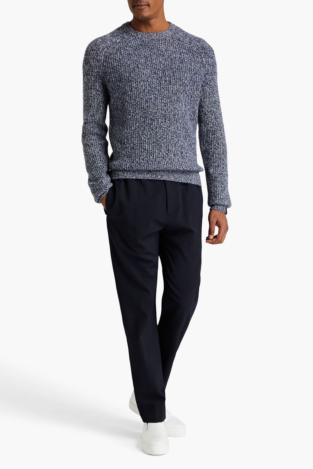 RAG & BONE Pierce mélange cashmere sweater