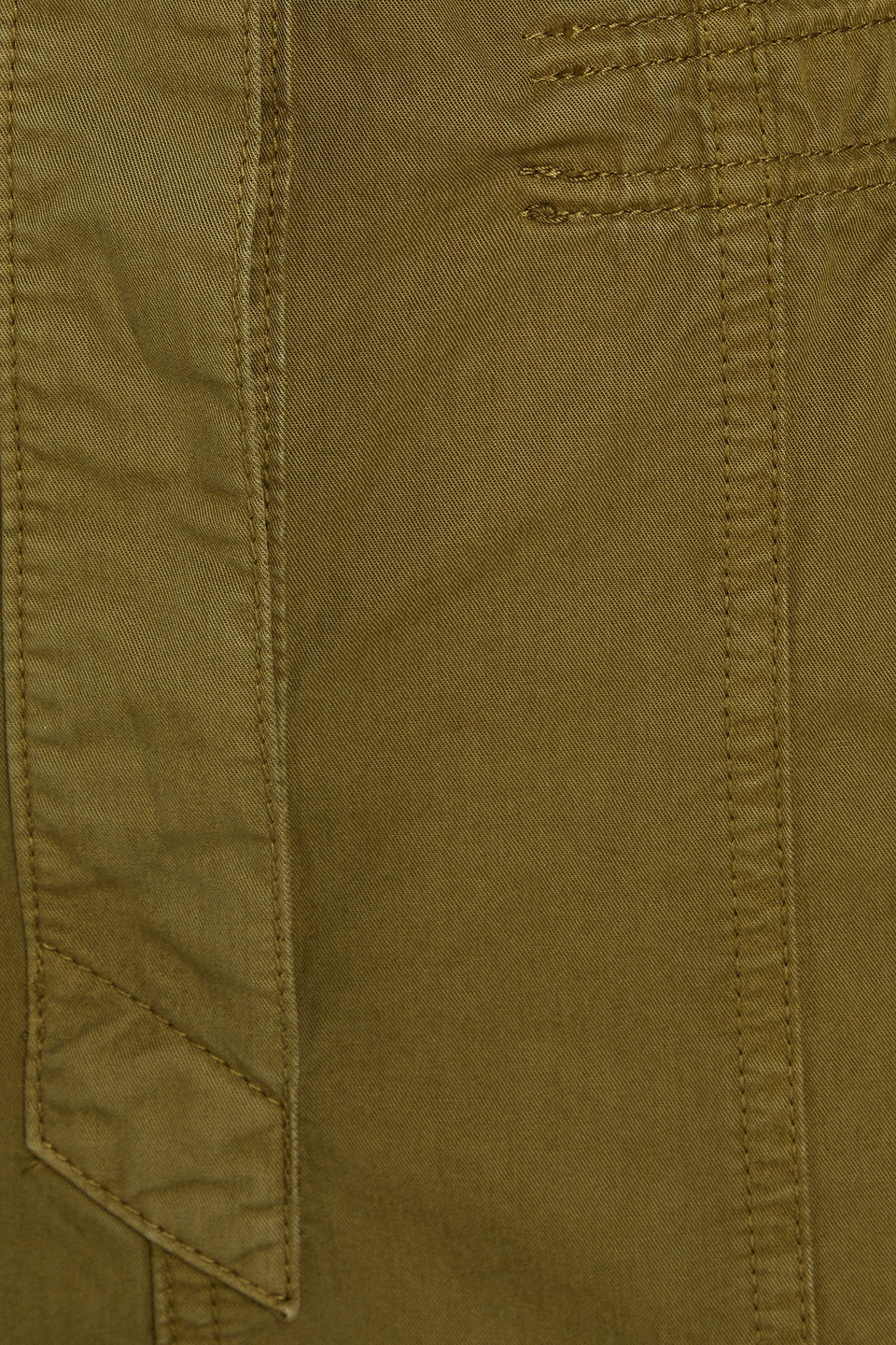 Frame Cinched Jumpsuit In Army Green