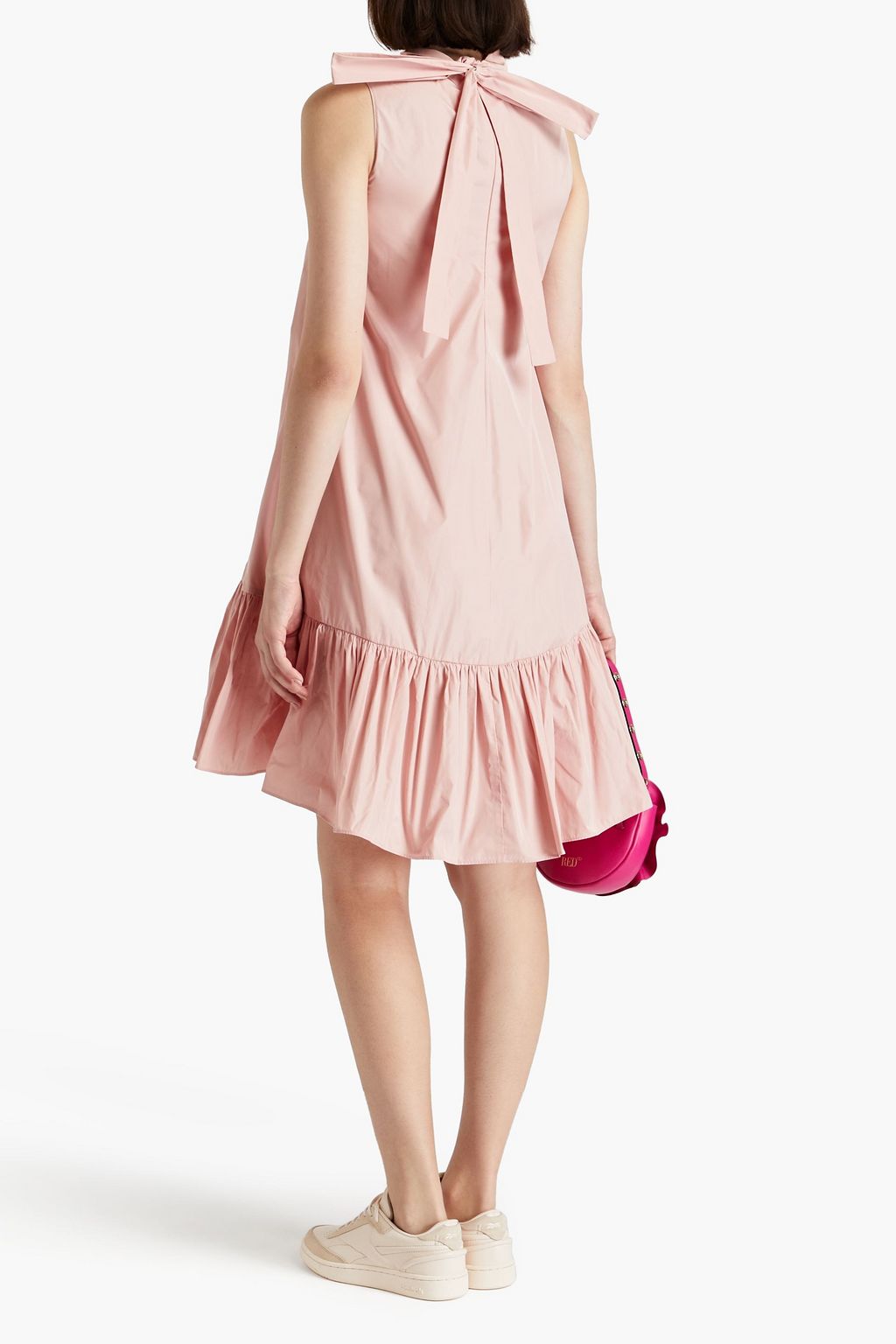 REDVALENTINO فستان مصنوع من التفتا