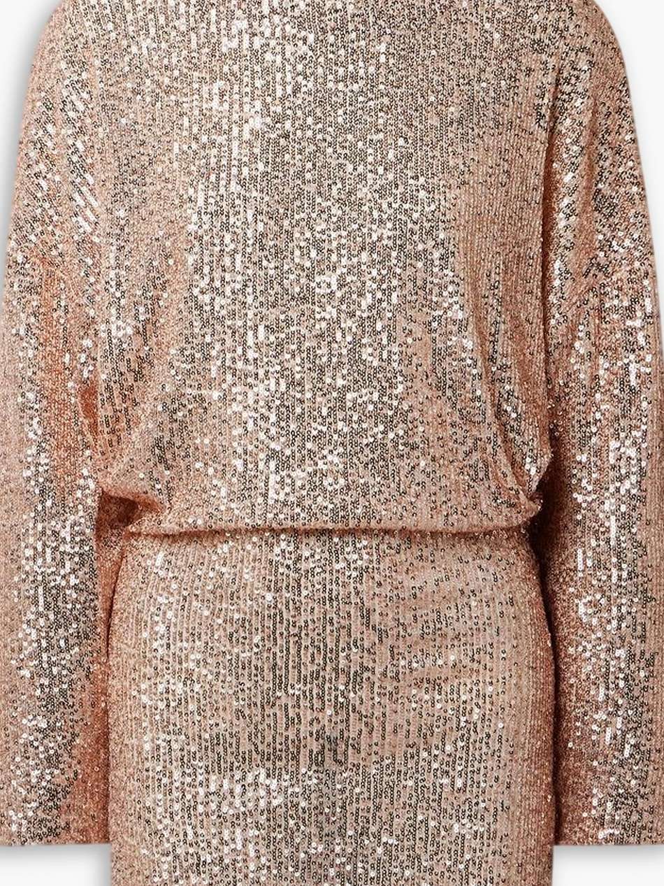 salome sequined tulle mini dress