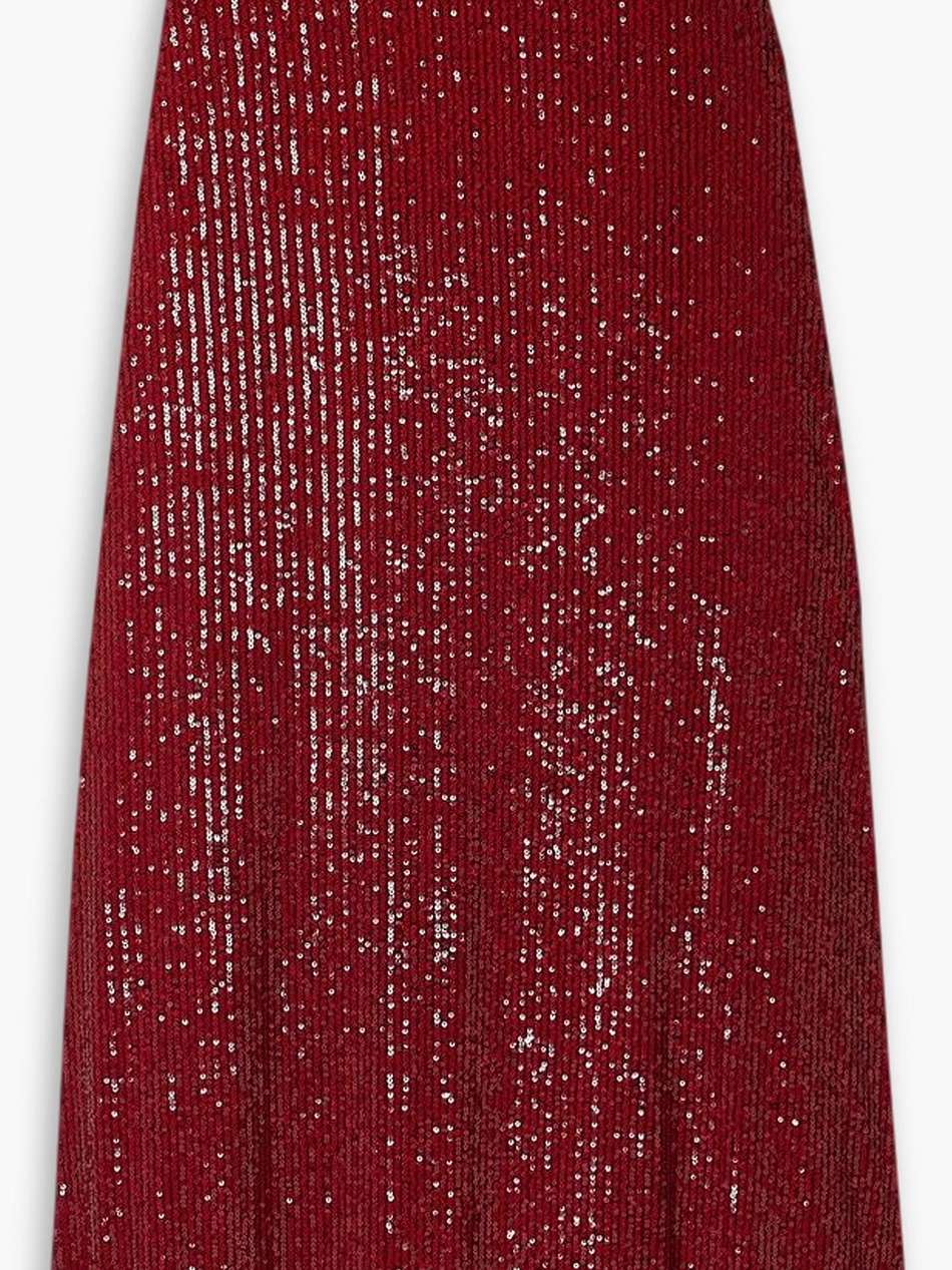 rene sequined tulle maxi skirt