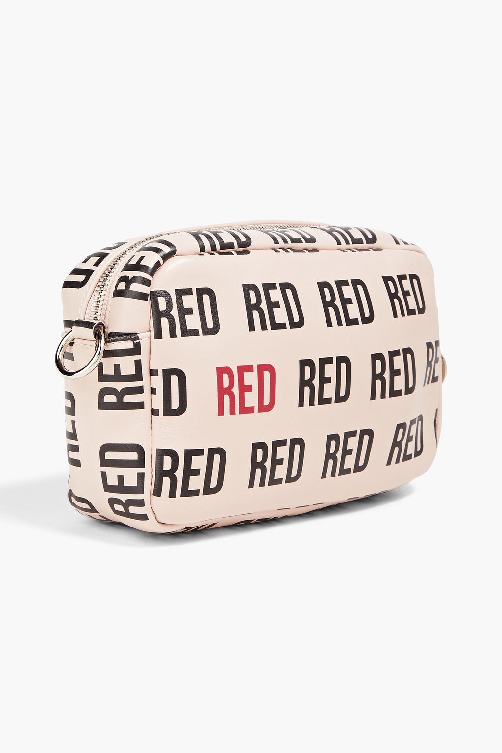 RED(V) Printed leather shoulder bag