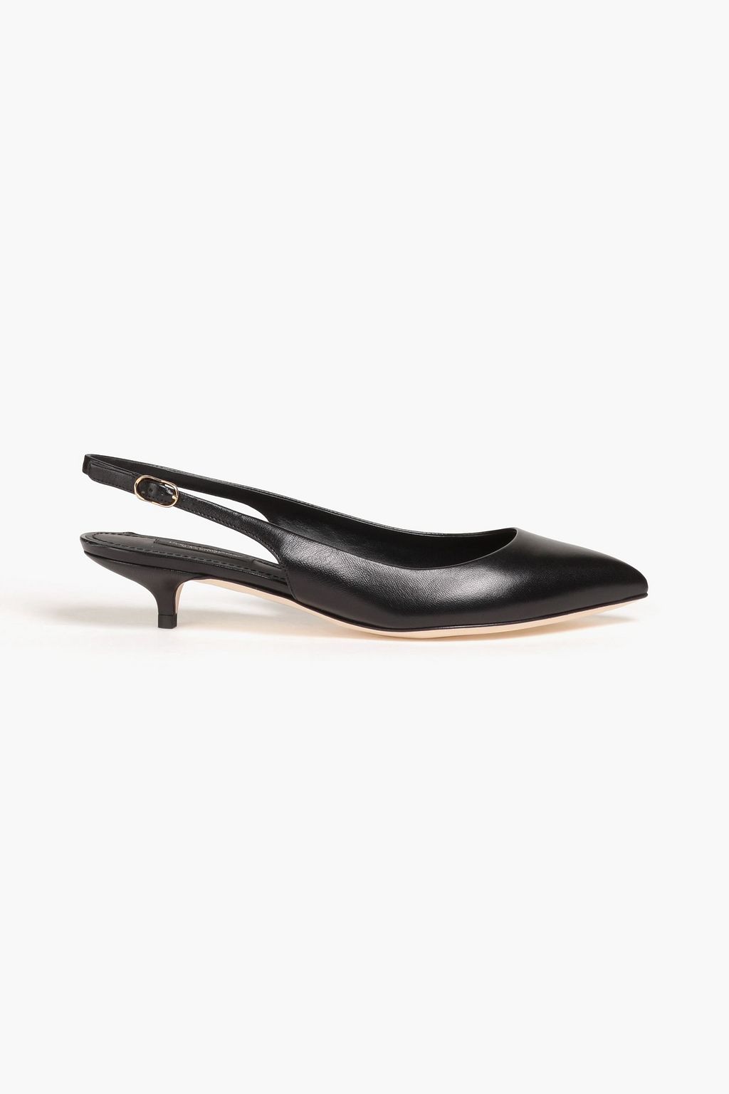 DOLCE & GABBANA Leather slingback pumps | THE OUTNET