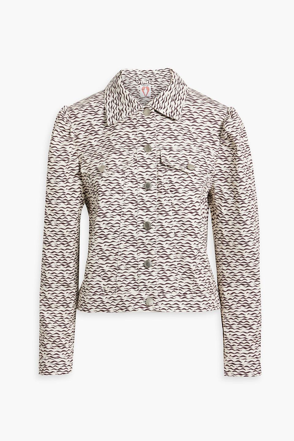 Aloea printed denim jacket