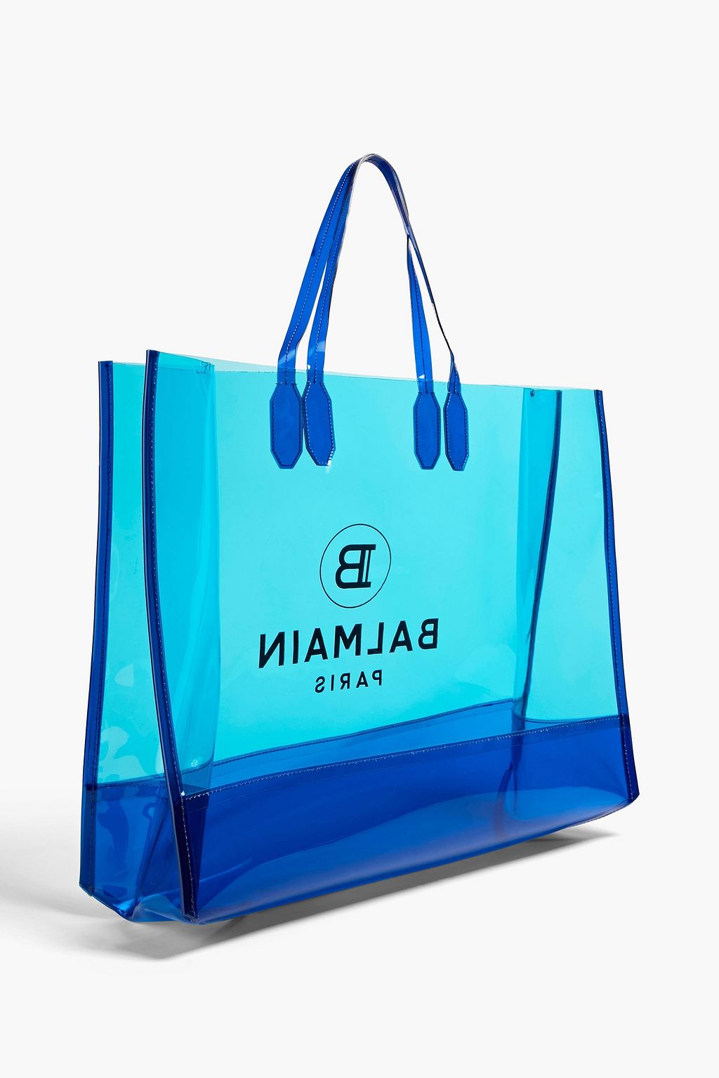 BALMAIN Logoprint PVC tote THE