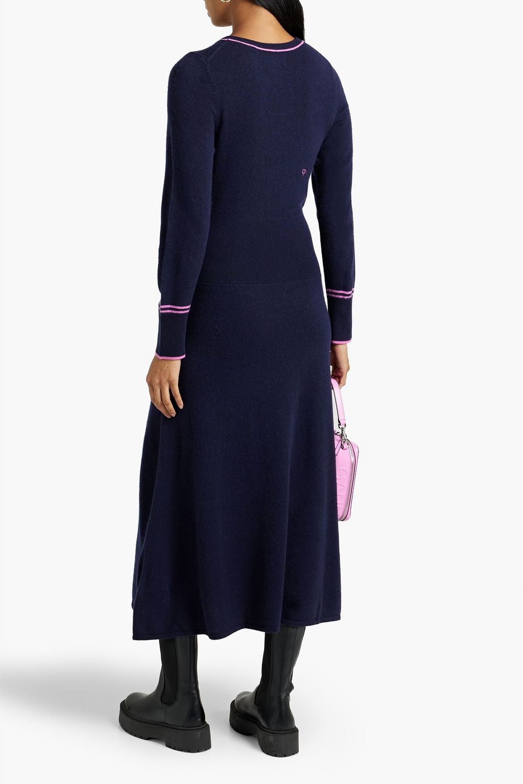 CHINTI & PARKER Merino wool and cashmere-blend midi dress