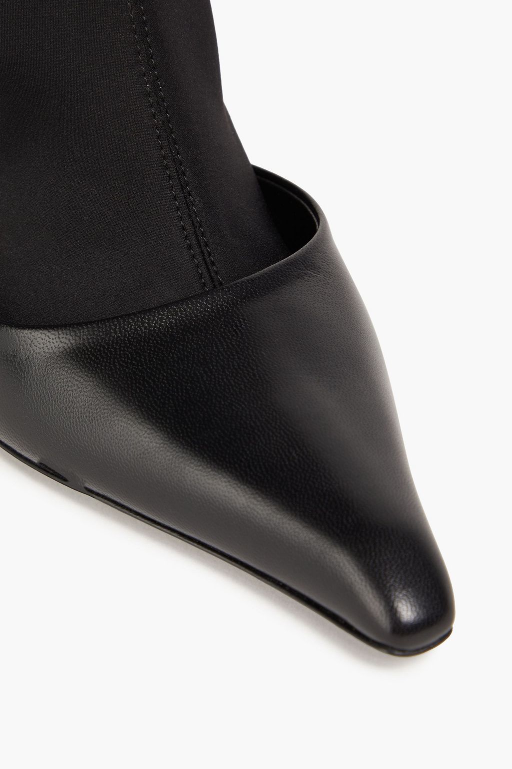 ALEXANDER WANG Scuba and leather sock boots