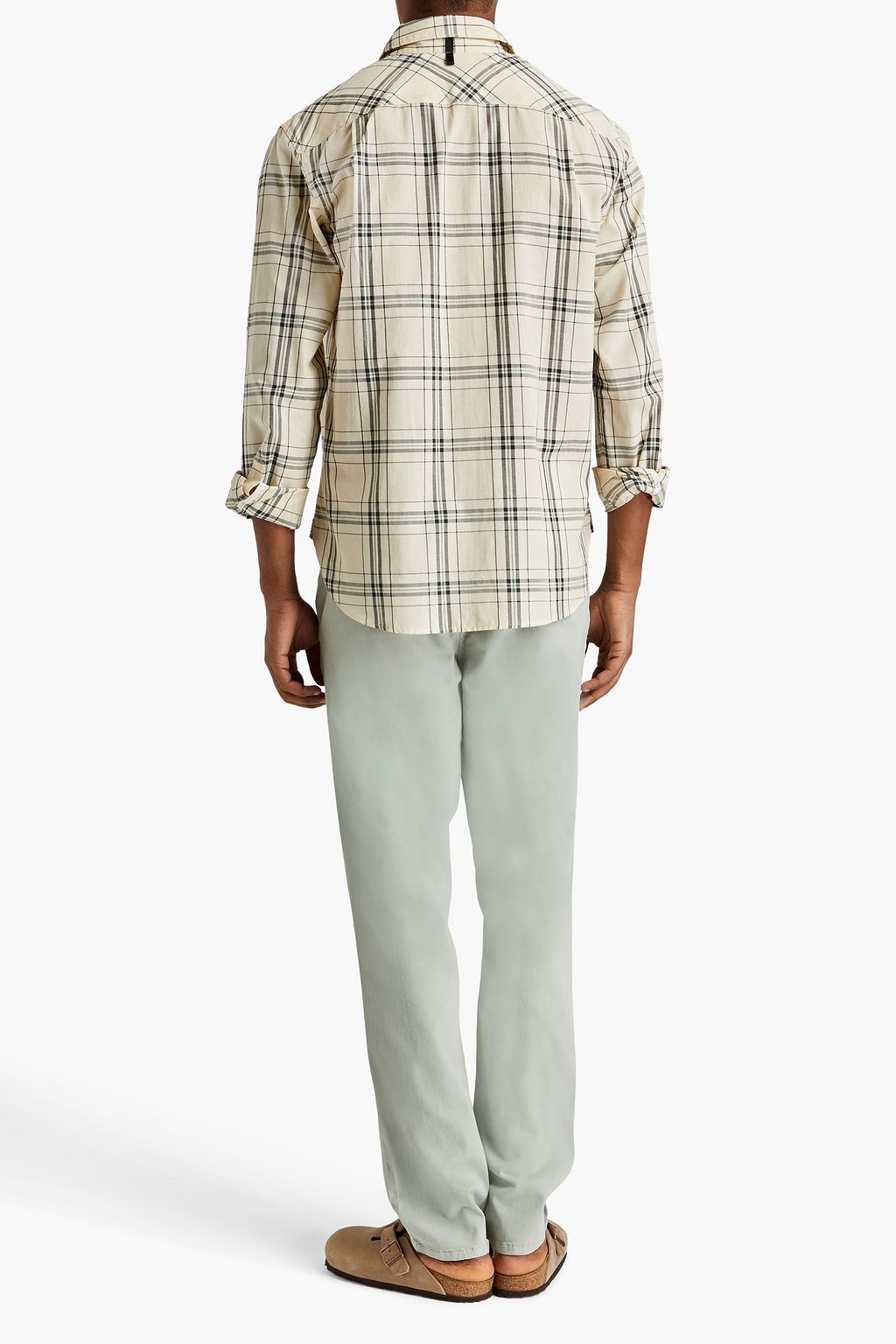 RAG & BONE Gus checked cotton Oxford shirt