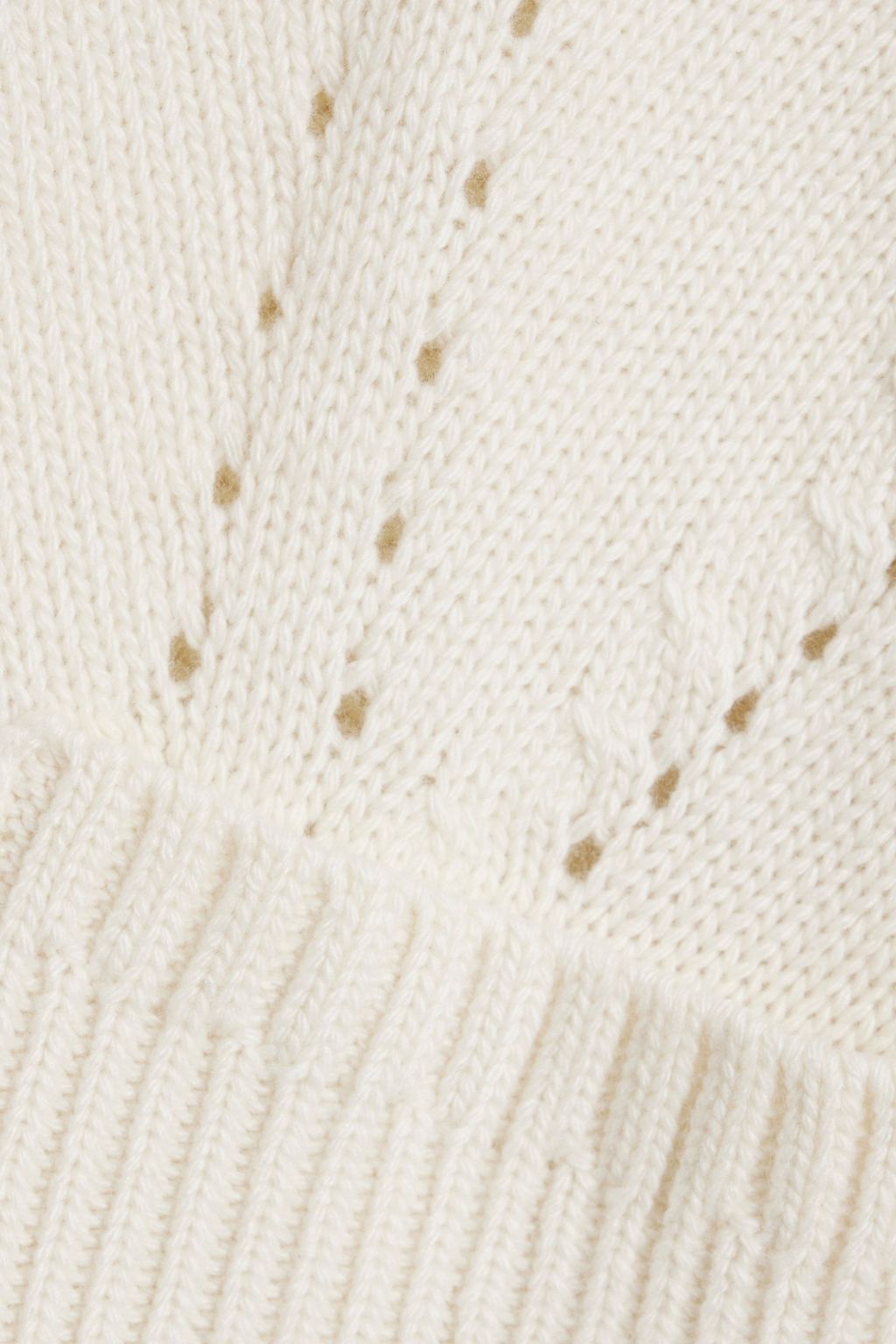 REDVALENTINO Bow-detailed pointelle-knit cardigan