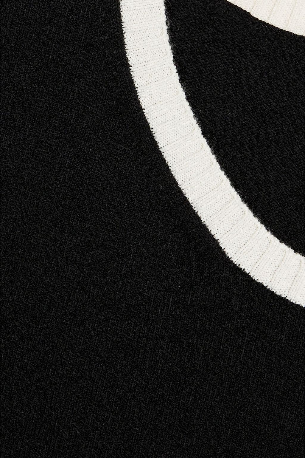 REDVALENTINO Striped knitted mini dress