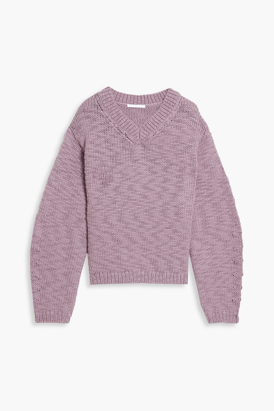 Shop Helmut Lang Wool Sweater In Lilac