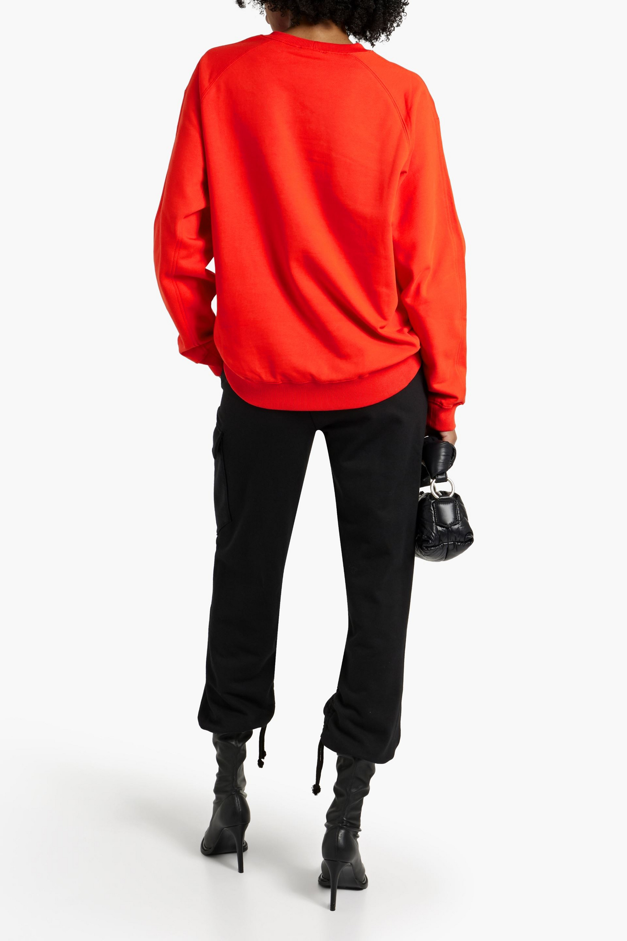 Helmut Lang Printed French cotton-terry sweatshirt thumbnail