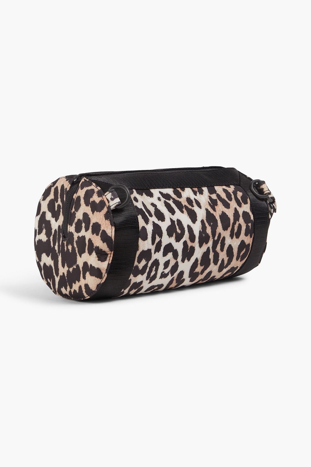 GANNI Leopard-print shell shoulder bag