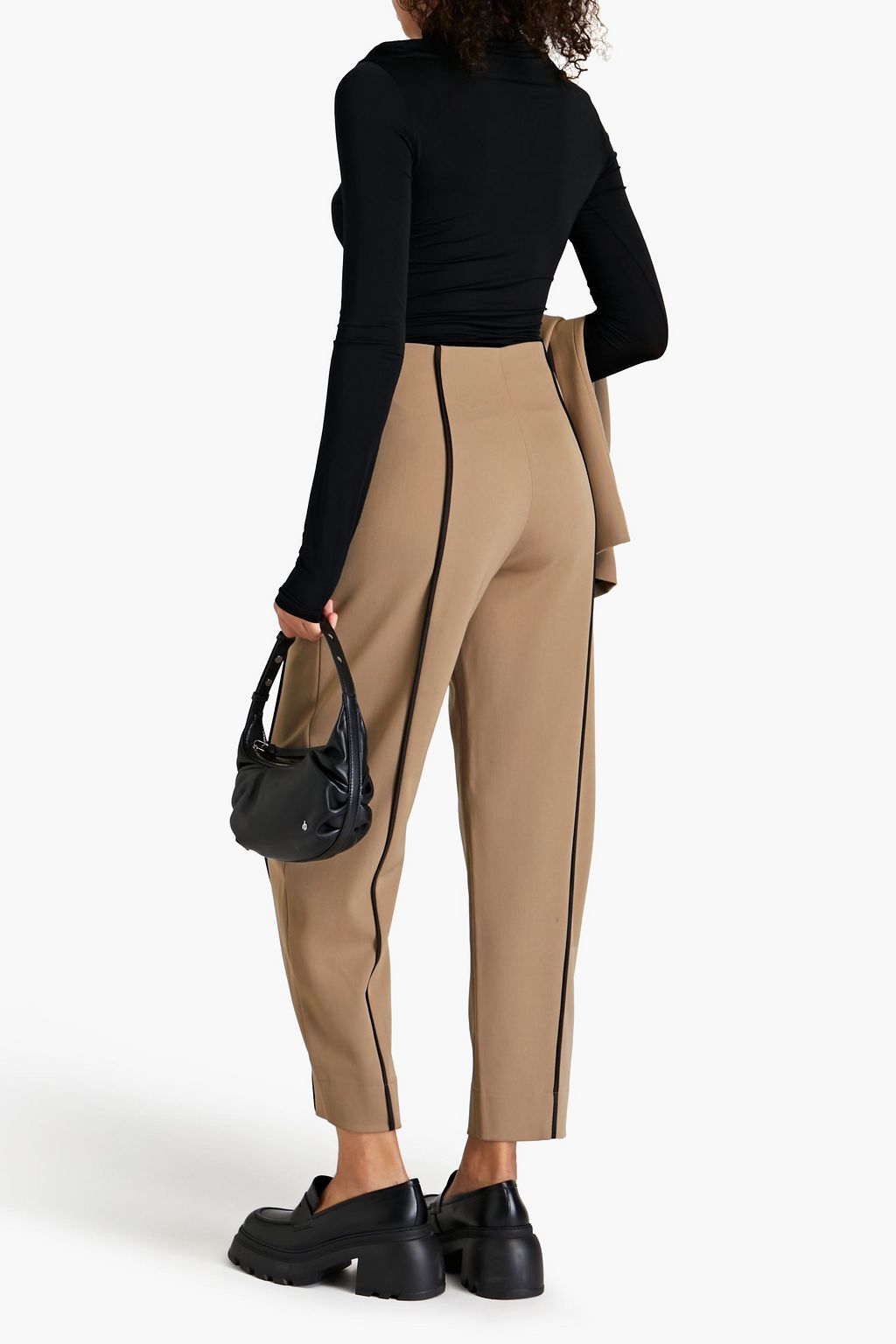 GANNI Twill tapered pants